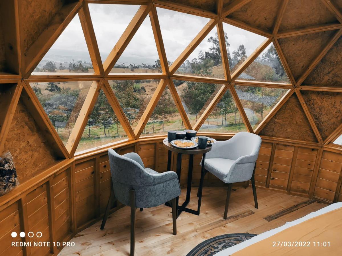 Вілла Glamping - Domo El Frailejon Con Jacuzzi Villapinzon Екстер'єр фото
